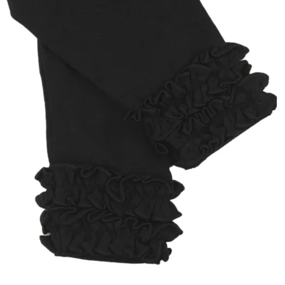 Ruffle Butts Baby Girl Solid Ruffle Leggings 12-18 months NWT - Picture 3 of 4